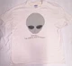 Hanes Beefy-T 1996 Alien Roswell Graphic Tee XL White 100% Cotton Vintage