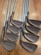 Slazenger BeCu Copper Iron set Regular Flex Steel Shafts 3-PW Mens Vintage