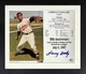 Larry Doby signed Cleveland MLB 50th Anniversary 8x10 Photo/Card Framed- COA/HOF