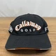 New Era Callaway Golf Black StrapBack Hat FT3 HX Tour Adjustable Mesh Golfer Cap