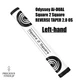 Left-handed Odyssey Ai-DUAL Square 2 Square S2S REVERSE TAPER 2.0 OS Putter Grip