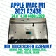LCD Screen Display iMac 24" A2438 A2439 2874 4.5K LM238W/F2 SS M1 M2 Silver