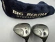 Set Of 2 ~ Callaway Big Bertha Steelhead 5 & 7 Fairway Woods Ladies Gems/RCH 99