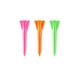 Izzo Plastic Golf Tees (100 Pack) 1.5 Inches Neon Mix