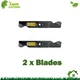 2X XHT Hi-lift Blade Fit For Cub Cadet 38" 1515 2135 2146 MTD 38" LT12 LT20