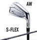 HONMA GOLF TOUR WORLD TW767 PX IRON WEDGE AW VIZARD EZ-C GRAPHITE SHAFT S-FLEX
