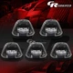 5-PIECE BLACK WHITE LED ROOF TOP LIGHTS+WIRING SET FOR 99-16 F250-F550 TRUCK