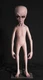 Alien UFO Roswell Martian Area 51  Halloween Decor Prop 4.5 Ft Tall