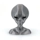 Roswell Grey Alien Bust 3D Printed | Zeta Reticuli Sci-Fi Collectible 4-12"