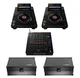 2 x AlphaTheta CDJ-3000X+2 x Odyssey Industrial Board Case+1 x Pioneer DJ DJM-A9