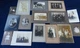 #2 Lot Antique 1890s 1900s Studio Portrait PHOTOS American Family Men Women Kids