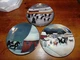 2) Lot of 3 Limited Edition Collectible Decorative Cow Plates American Folk Art 