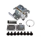 For Dorman 924-106 924-107 Front Upper Lower Door Hinge Kit Set LH Driver Side