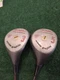 948c tour Series 3 And 5 Wood Set Graphite Face Needs New Grips Very Cool Set!!