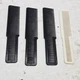 Vtg Wahl Barber Comb Set 5 Piece Flat Top Hair Styling Combs 8" 3 Black 1 White