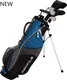 Wilson Junior Profile JGI Complete Golf Club Package Set - Stand Bag,Blue