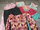 Girls Clothing Set 5 Piece Dress Swim Top Sweatpants Girls Size L 10/12
