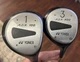 Yonex ADX 100 Driver and ADX 200 3 Wood - RH, midsize grip, stiff flex shaft