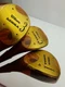 VINTAGE SET OF 3 Lady Wilson Libra Strata-Bloc 4200 1, 3 & 5 Woods Steel Ladies 