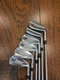 Used RH PXG 0211 Iron Set 5, 7, 8, 9, L, W KBS Tour 110G Stiff Flex Steel