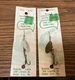Vintage Swiss Swing American Spinning Renosky Lure #1 and #2 Lot Of 2
