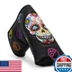 Montela Golf Colorful Skeleton Putter/Driver/Fairway Wood Club Covers