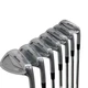 Used Mizuno MP 64 8S Iron Set IR  Custom Shaft (Flex S)