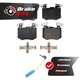 Front Semi-Metallic Brake Pad Wear Sensor Kit For 2019-2022 Mercedes-Benz GLC300
