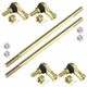 2 Tie Rod Sets for Yamaha Wolverine 350 2WD YFM350 2006 2007 2008 2009