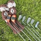 Rare Vintage MacGregor Ben Crenshaw Autograph Set Irons 3,5,7,9 Woods 1,3 Putter