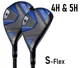 HONMA TW767 Hybrid Club  Set 4H 21&deg; & 5H 24&deg;  S-Flex Vizard Graphite Shaft w/HC