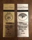 Set Of 2 Cleveland Vault Co. Inc. 50th Anniversary 1935-1985 Matchbook Cover(N1)