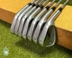 Used RH TaylorMade 2023 P-7MC Forged Irons 4-PW TI S400 Stiff Steel Golf Set