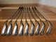 PING EYE 2+ Red Dot Iron Set 3-9, PW, SW (9 clubs). KT Steel Shafts Matching #'s
