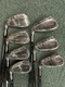 2025 LH Taylormade Qi Gunmetal Irons 5-PW,AW KBS Max MT 85 Black Regular Shafts