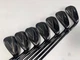TaylorMade Stealth Black Iron Set 5-PW+AW KBS Max MT 85g Stiff Steel Mens RH
