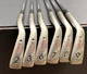 Vtg. WILSON 1200TN Gear Effect Set of 6 Irons -2, 3, 6, 7, 8, 9 RH Steel Shafts