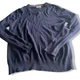 Vintage men Tommy hilfiger denim navy crew neck sweatshirt in L| L28 W21|SKU5614