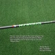 Project X HZRDUS Smoke Green Driver  Shaft w/Tip - 60g/70g Stiff +X  w/Tip - NEW