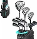 Precise AMG Men&rsquo;S 14-Piece Golf Set &ndash; Titanium Driver, Wood, Hybrid, 6-PW Irons,