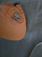 Vintage Roswell Alien Cap Orangevwith Leather Back Strap