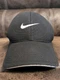 Nike Golf SQ SasQuatch ONE Golf Hat Flexfit Medium Black Two Tone Bill Swoosh