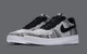 M Size 6 / W Size 7.5 Nike Air Force 1 Flyknit 2.0 &lsquo;Oreo&rsquo; AV3042-001 ((No Lid))