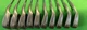 EXCELLENT Ping Eye 2 Iron Set 2-SW (SERIAL# MATCH 3-W) Pat Pend Upside Dow PE93