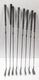 Ping i3 Blade Set (4 and 6 is O-Size) JZ Stiff Steel 8 Lot Orange / Blue Dot Mix