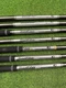 Aerotech Steelfiber i80 fc80 Iron Shaft Set 7pcs 5-Pw 48&deg; S Flex Used