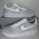 Nike Air Force 1 Flyknit 2.0 Pure Platinum White Men's Size 8 AV3042-100 NEW
