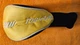 TOP FLITE XL VARSITY 3 FAIRWAY WOOD HEADCOVER BLACK - YELLOW - WHITE EUC