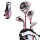 Precise X7 Kids Golf Clubs Set &ndash; Boys&rsquo; & Girls&rsquo; Right Hand, Pink Ages 3-5 