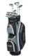 Tour Edge TE-200 Lady Edge Complete Set (11pc, Silver/Blue, Cart Bag) 2025 NEW